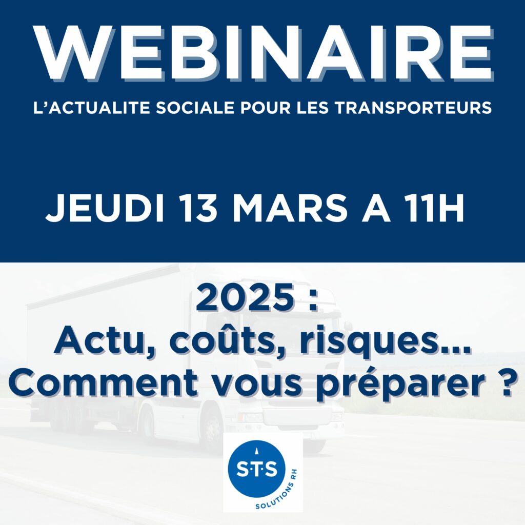 EVENEMENT ! Webinaire gratuit - jeudi 13 mars - STS